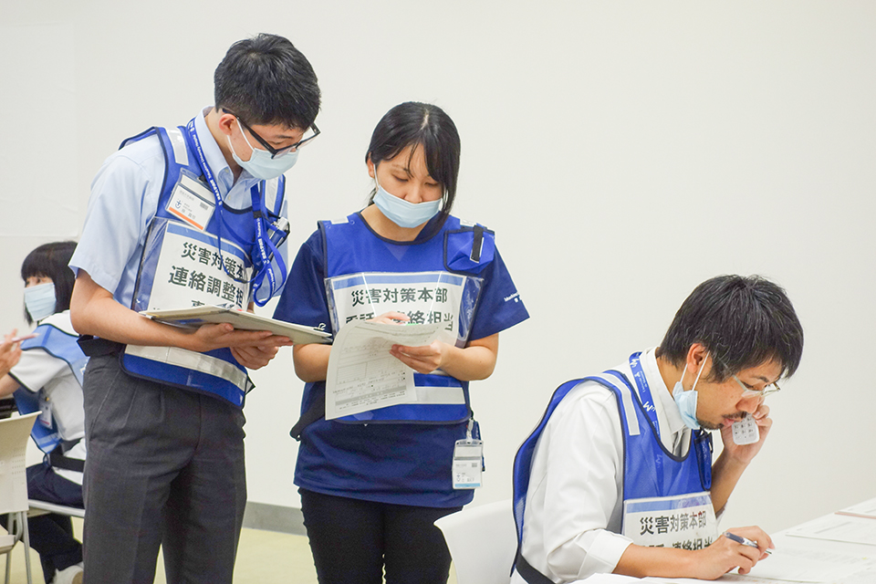 総合メディカルゾーン災害対策訓練①